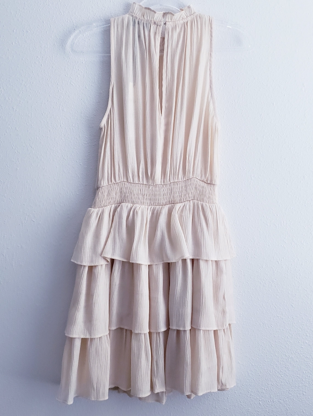 Pinch Tier Ruffle Halter Mini Dress - Picture 8 of 9